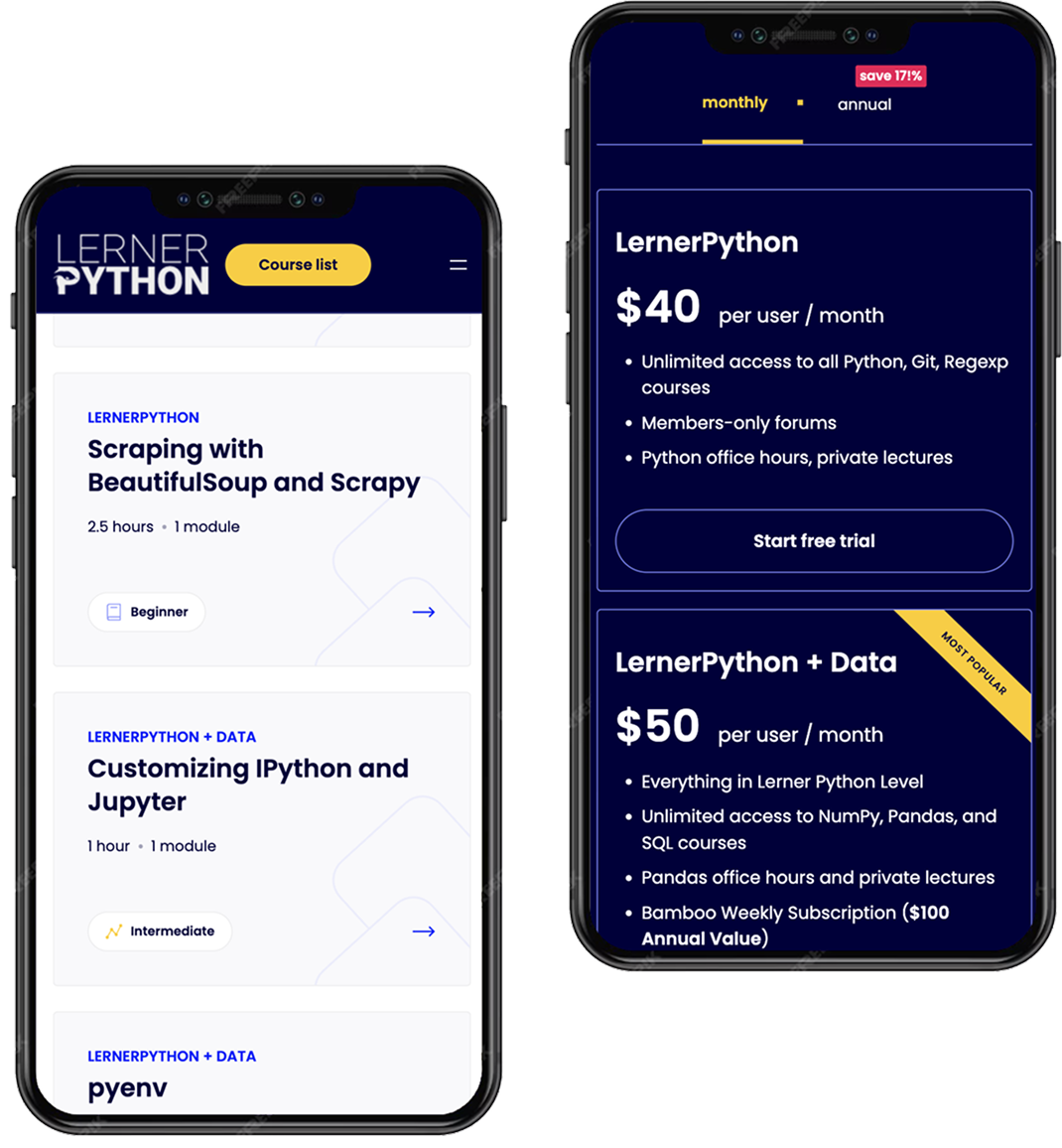 mobile LernerPython